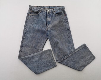 Levis Jeans Vintage 80s Levis Lot 501 Selvedge Rindem Denim Jeans 