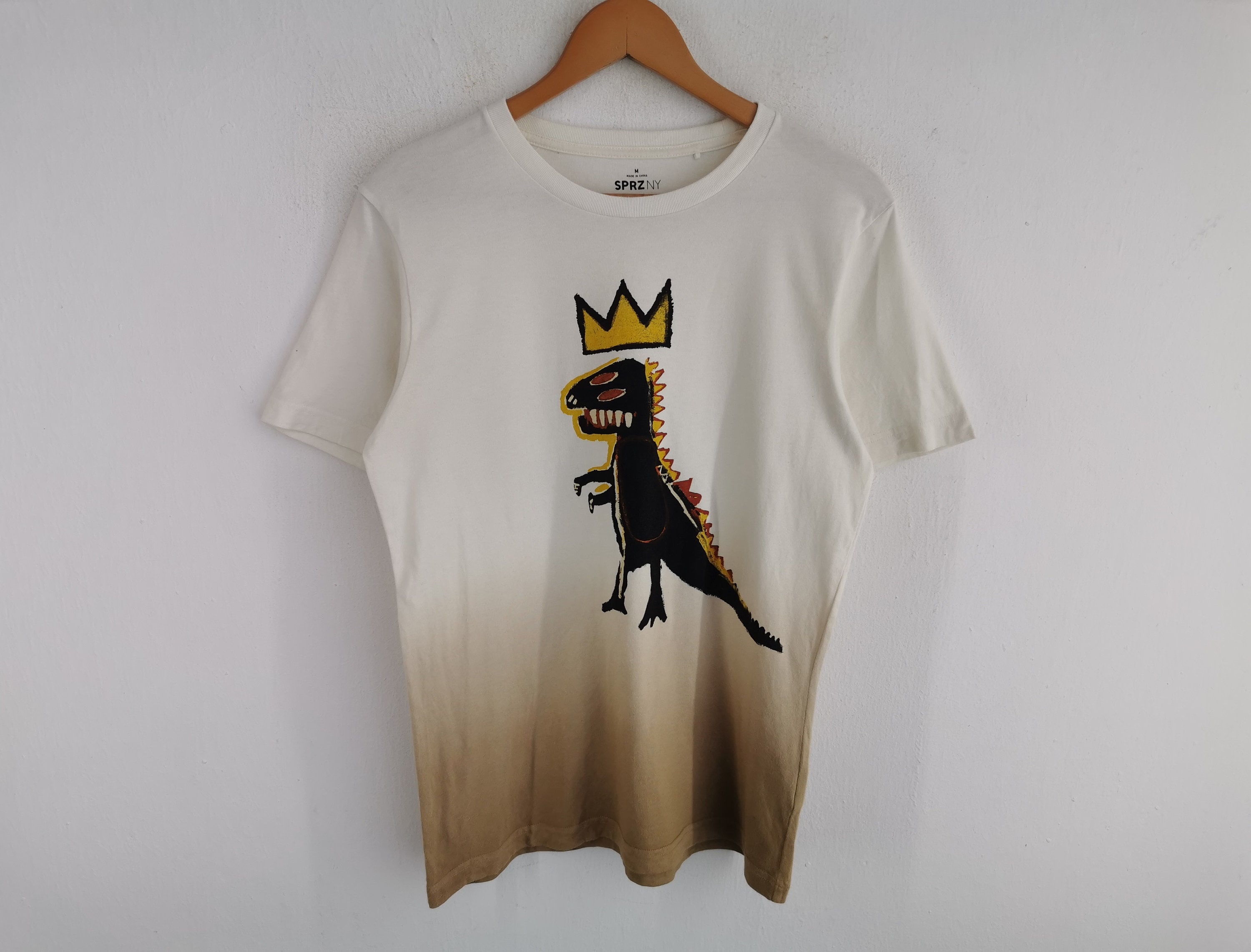 T-shirt Jean Michel Basquiat White size M International in Cotton - 24904949