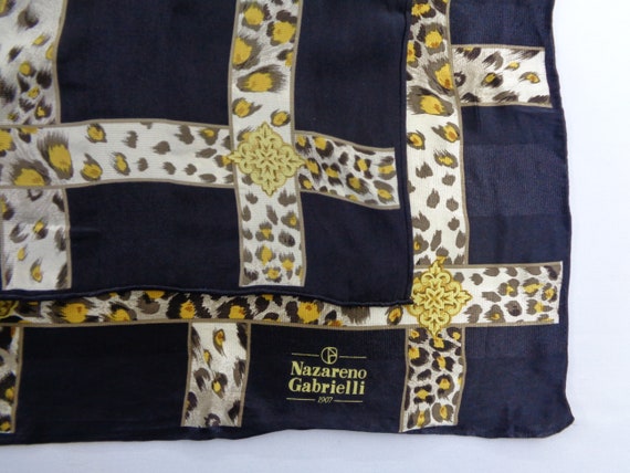 Nazareno Gabrielli Scarf Vintage Nazareno Gabriel… - image 3