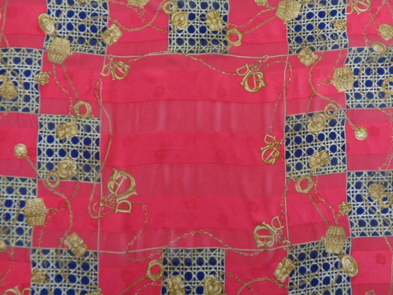 Christian Dior Scarf Vintage Christian Dior Silk … - image 5