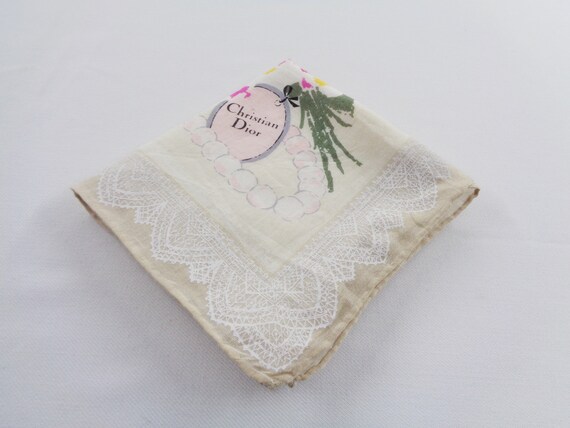 Christian Dior Handkerchief Vintage Christian Dior