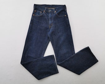 Vintage 90s Levis Lot 551Z LVC Selvedge Denim Jeans Made In Japan Size 30/28x36