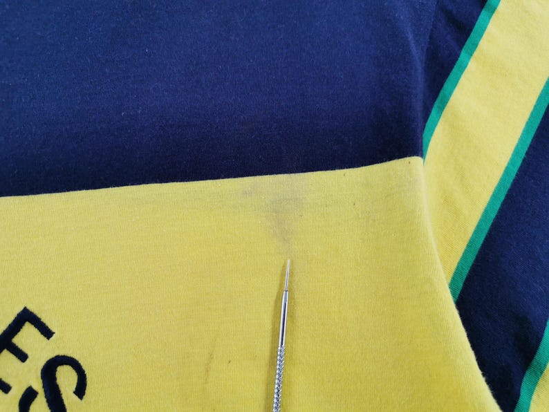 Shirt Courreges Homme Vintage T-shirt met logo's van Courreges, maat M afbeelding 8