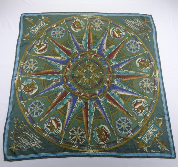 Kansai Yamamoto Scarf Vintage Kansai Yamamoto Silk
