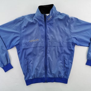 Adidas Jacket Vintage Adidas Windbreaker 90s Adidas Techno Windbreaker Jacket Size L