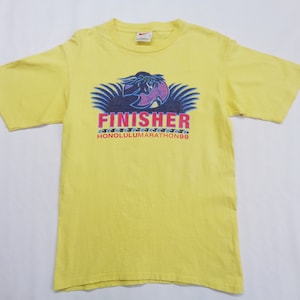 Nike Shirt Vintage Nike T Shirt Vintage 90er Jahre Nike Honolulu Marathon 99 Tee T-Shirt Größe S