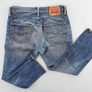 Levis 501 Jeans Distressed Size 32 Levis 501 Denim Pants Levis 501 Button Fly Denim Jeans Size 32/33x27