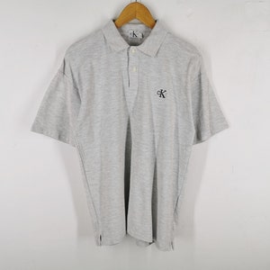 Calvin Klein Shirt Calvin Klein Polo Shirt Calvin Klein Jeans Polo Shirt Size L