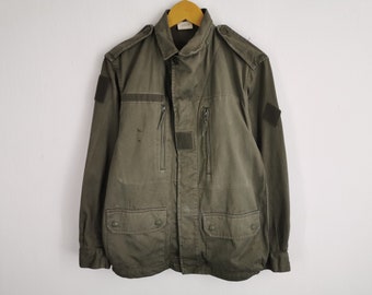 Vintage 1990s Army Athletic Uniform Jacket / Army