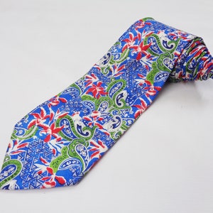 Roma Tie Roma Silk Vintage Roma Made In Italy Men's Designer Dress Necktie