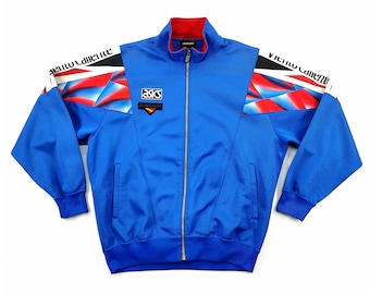 Vintage 90s Asics Japan Windbreaker Jacket Medium Asics