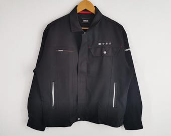 Vintage Kansai Workwear Jacket Multipocket Japanese Brand Fashion