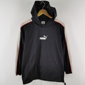 Puma Jacket Vintage Size Jaspo 150 Puma Windbreaker 90s Puma Pullover Hoodie Windbreaker Jacket Size M