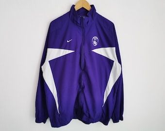 Nike Jacket Vintage Nike Windbreaker 90s Nike Team HSU Football Windbreaker Jacket Size XXL