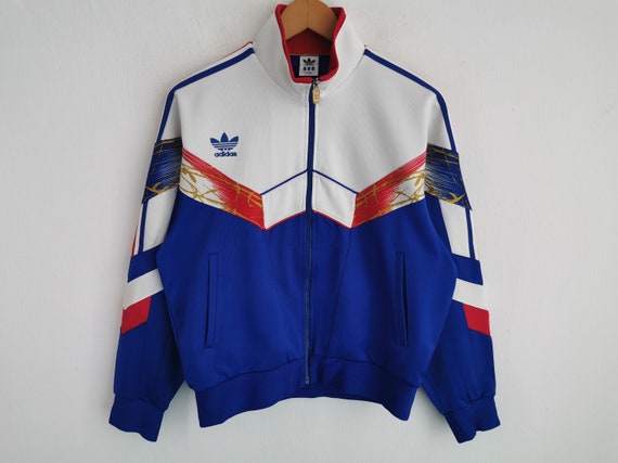 Adidas Jacket Vintage Size Jaspo L Adidas Made in Japan - Etsy