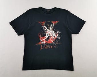 X Violence In Jealousy Tour 1991 Tシャツ L Vintage 90s X JAPAN Violence in Jealousy Tour 1991 Staff