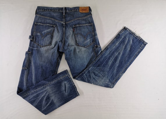 Levis 203 Jeans Distressed Size 32 Levis 203 Denim Pants Levis 203 Carpenter Denim Jeans Pants 32 33x32.5 Etsy Canada