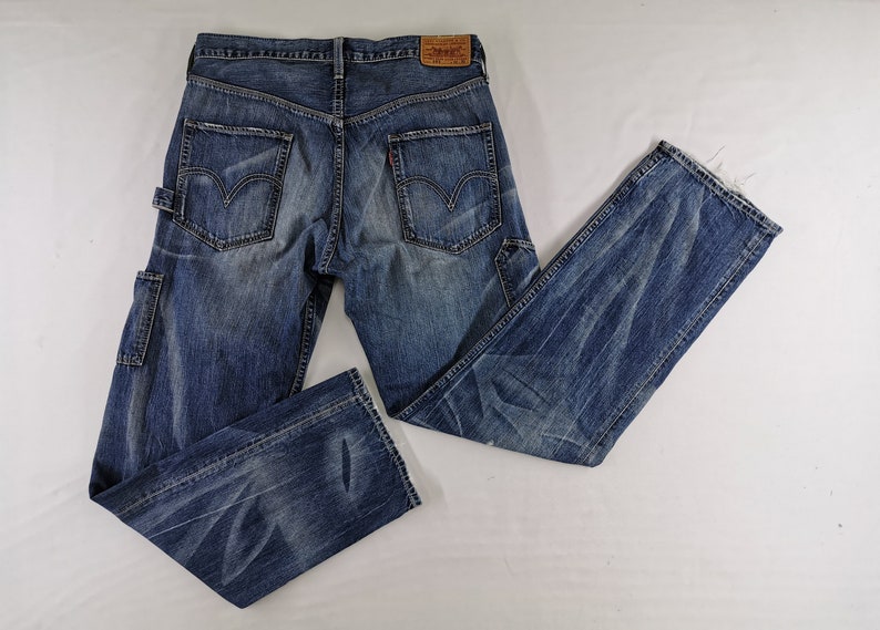 Levis 203 Jeans Distressed Größe 32 Levis 203 Denim Hose Levis 203 Carpenter Denim Jeanshose 32/33x32,5 Bild 1