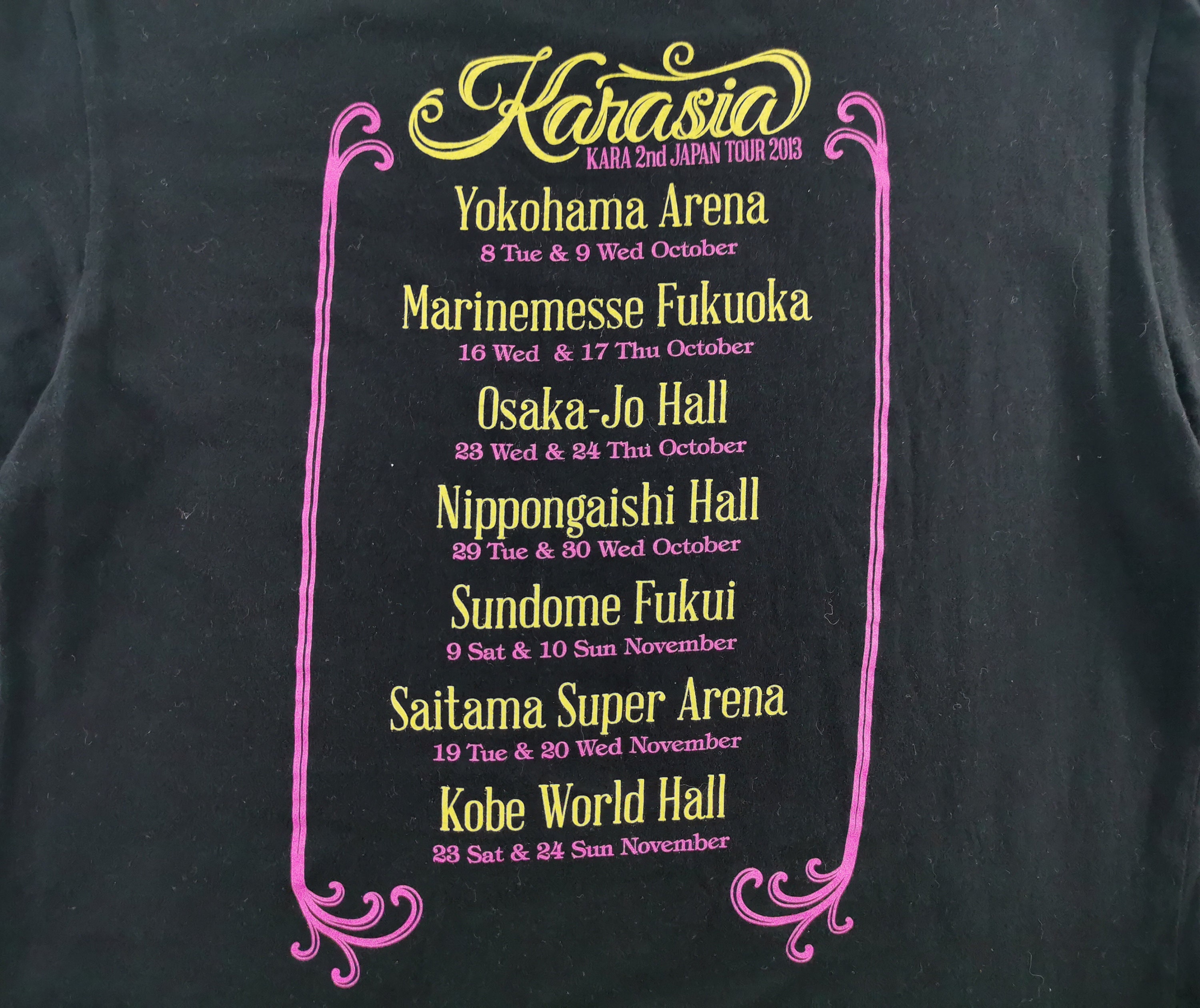 カラ シャツ カラ T シャツ カラカラシア ジャパン ツアー T シャツ