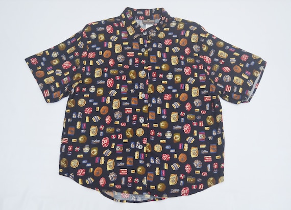 Tracy Evans Shirt Vintage 90s Tracy Evans Multico… - image 1