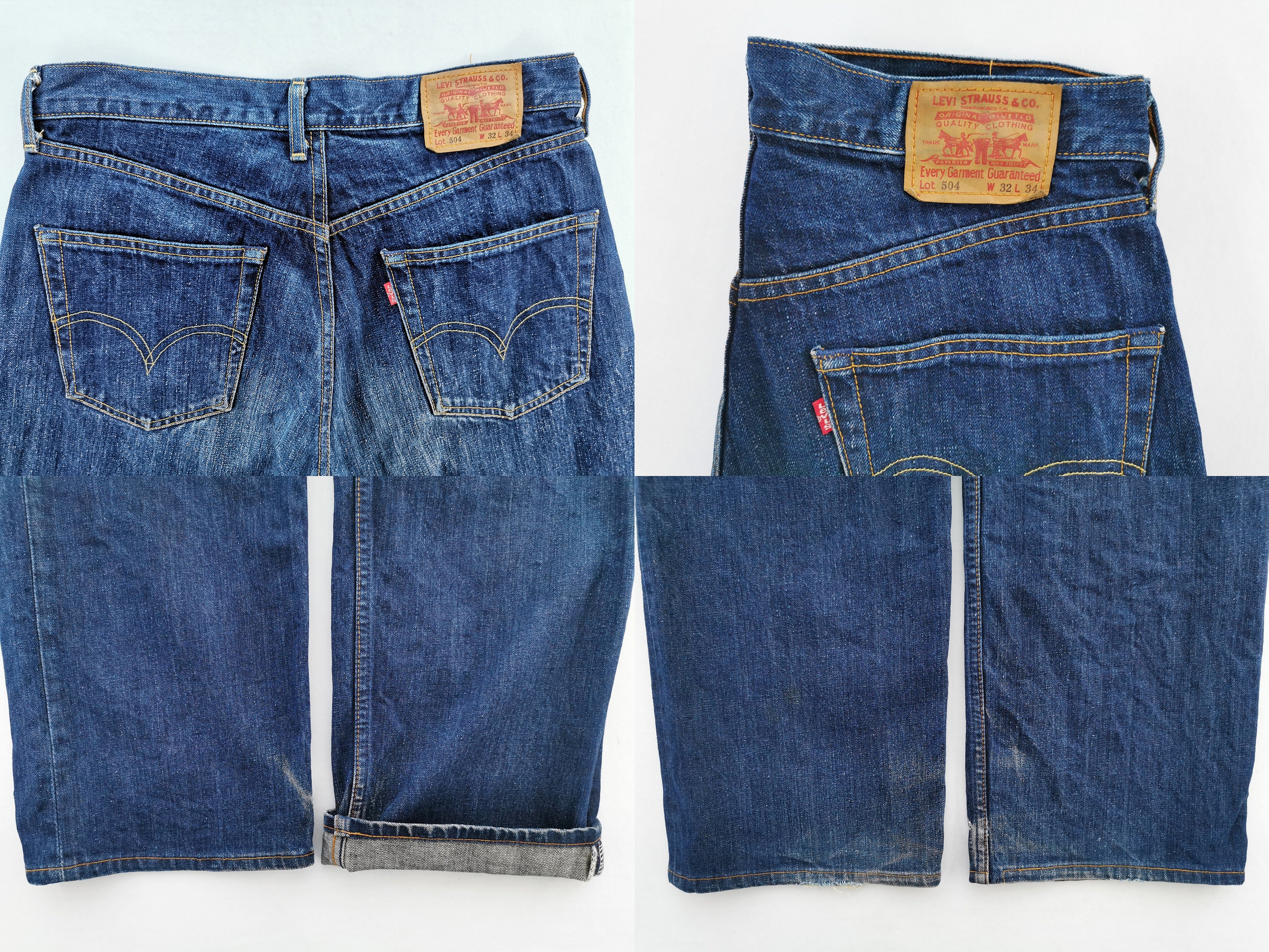 Levis 504 Jeans Distressed Vintage Size 32 Levis Denim Pants