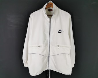 Chaqueta Nike desgastada vintage con bloques de color Nike, cortavientos, talla L