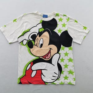 Maglietta Topolino Disney Topolino Stampa Cartone Animato T-Shirt Taglia M