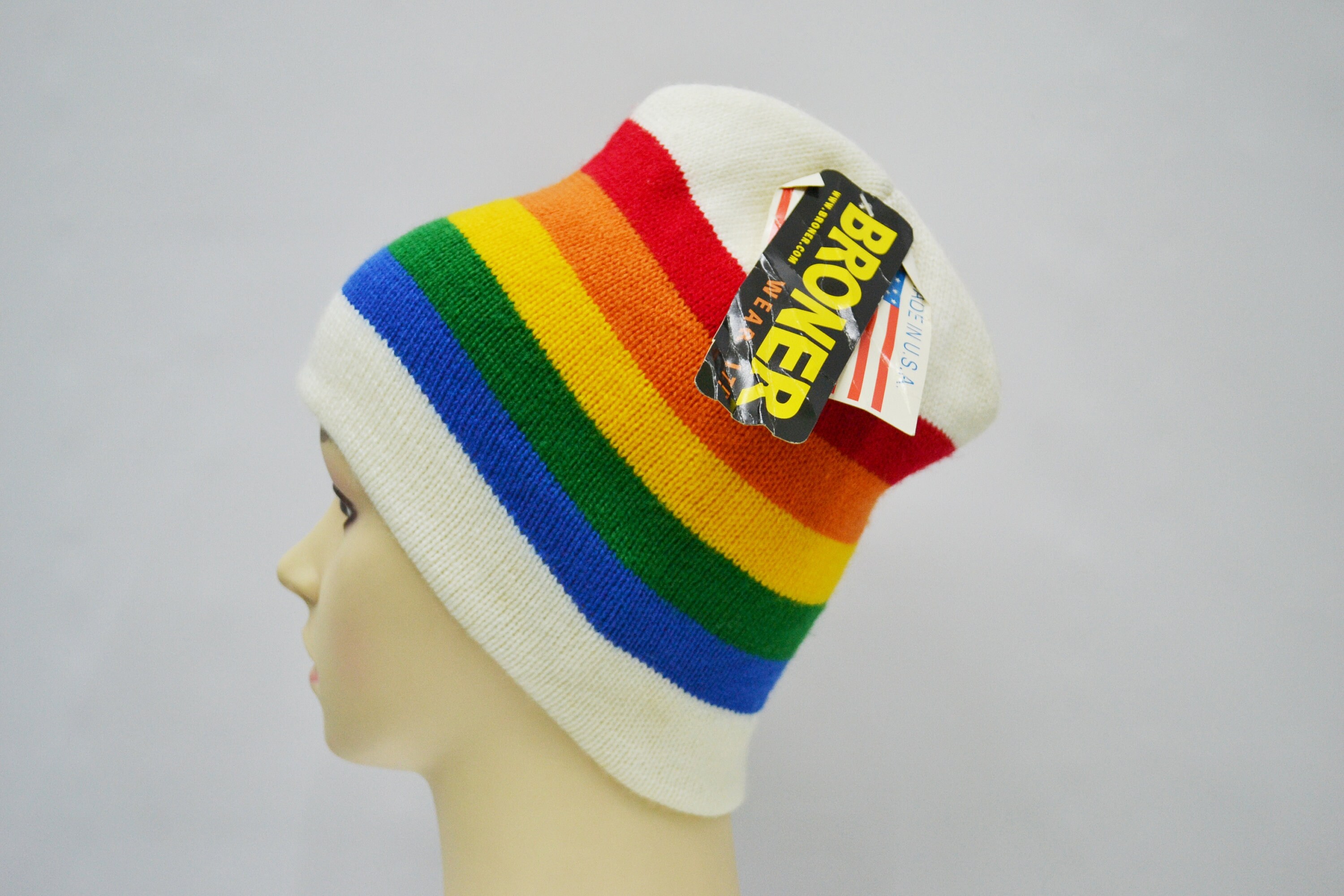 Broner Beanie Vintage Broner Hat Vintage Broner Made in USA