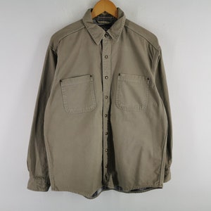 LL Bean Shirt Vintage LL Bean Made In Canada Button Shirt Size M