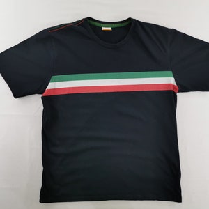 Ellesse Shirt Ellesse T Shirt Ellesse Multicolor Striped Tee T Shirt Size XL