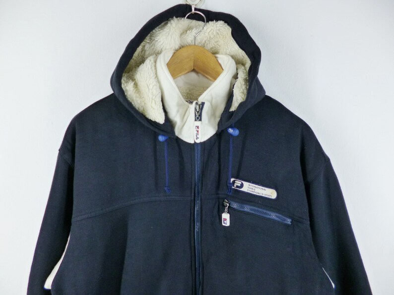 sherpa fila hoodie