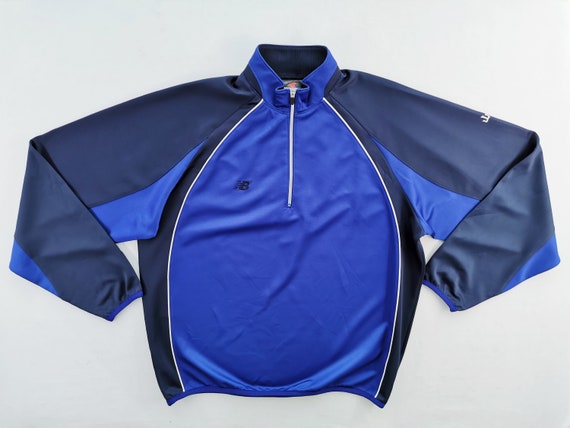 New Balance Jacket New Balance Pullover New Balance NB Pullover Half Zipper Jacket Size 3L Etsy