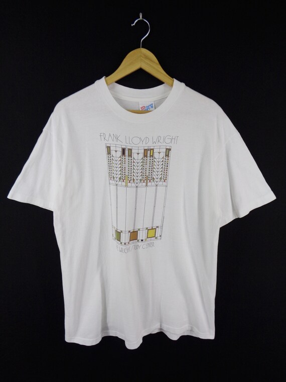 Frank Lloyd Wright Shirt Vintage Frank Lloyd Wright T Shirt 80s 