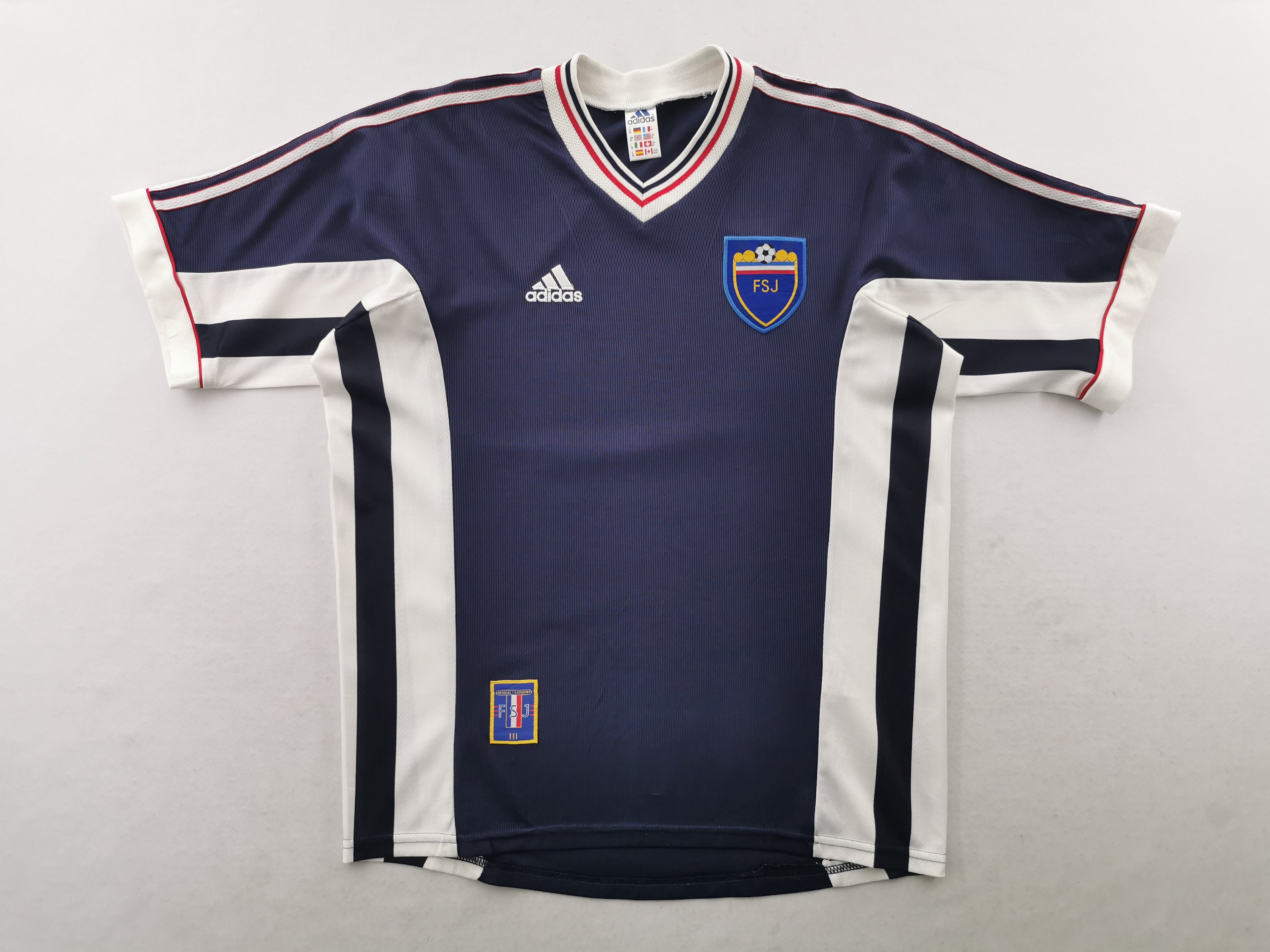 Adidas Jersey Serbian Football Shirt Football Association of Yugoslavia Football Club Jersey Shirt Made in England Size M Etsy
