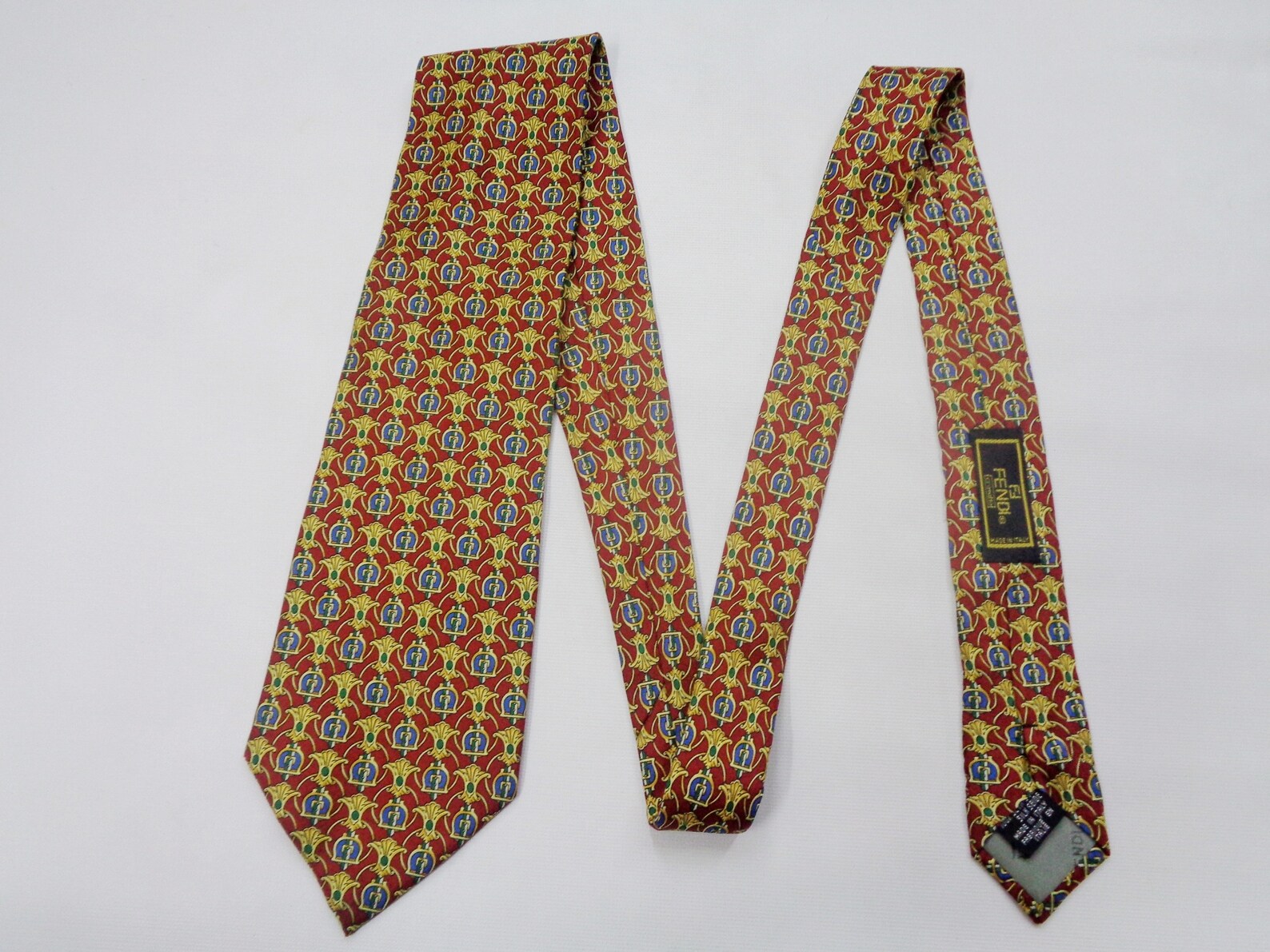 Fendi Tie Vintage Fendi Silk Necktie Fendi Made in Italy - Etsy