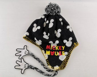 Mickey Mouse Beanie Vintage Mickey Mouse Heart Hat Vintage Mickey Mouse Snow Cap