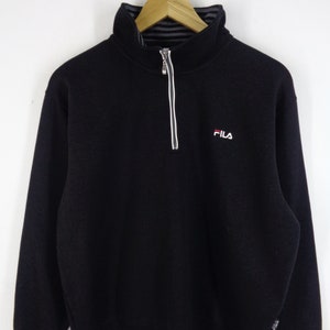 Fila Sweatshirt Vintage Fila Pullover Vintage Fila Half Zipper Pullover Sweatshirt Size L image 3