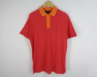Camisa ETRO Vintage, Camisa Polo ETRO Milano Vintage, Camisa Polo ETRO Milano Made In Italy, Tamanho M