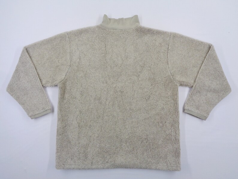 LL Bean Fleece Vintage Ll Bean Pullover Jacket L.L.Bean Made In USA Pullover Fleece Sweater Jacket Size LXL