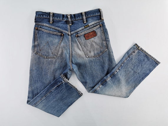 Wrangler Jeans Distressed Vintage Wrangler Denim Pants Vintage - Etsy