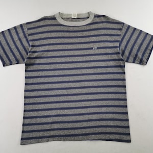 Hang Ten Shirt Vintage 90&#39;s Hang Ten Surf Stripe Tee T Shirt Made In USA Size M