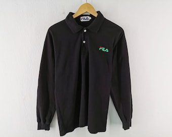 Fila Shirt Vintage Fila Polo Shirt 90s Fila Polo Shirt Size L