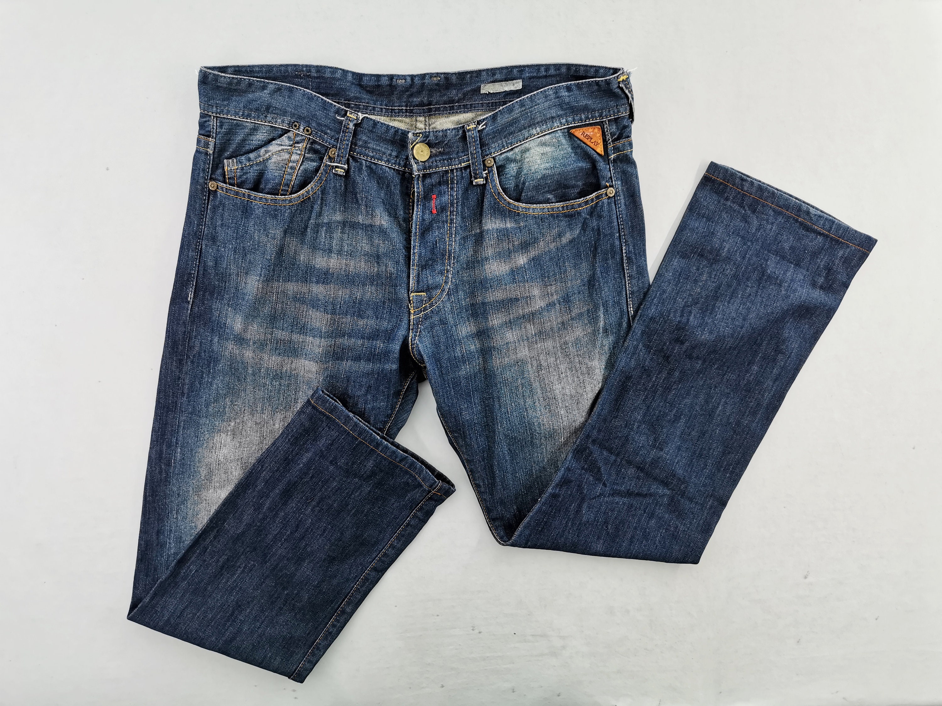 Replay Jeans Vintage Replay Denim Jeans Pants Size 35/36x29.5 - Etsy