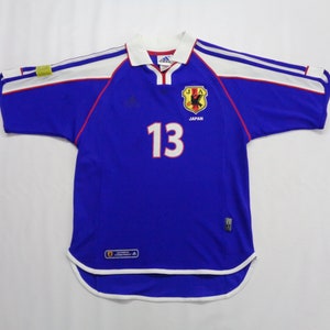ウェア  Soccer Japan  Jersey #13 XL Japan Jersey Vintage Japan Shirt Vintage Japan by Adidas