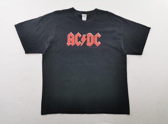 ACDC Shirt Vintage 90's ACDC American Band Tee T Shir… - Gem