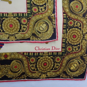Christian Dior Scarf Vintage Christian Dior Silk Scarf Christian Dior ...
