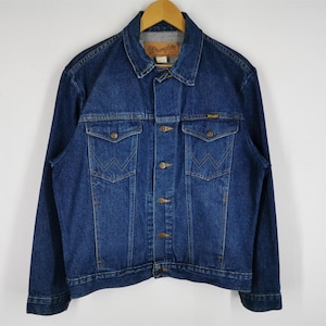 Wrangler Jacket Vintage 90s Wrangler Type 1 Denim Jeans