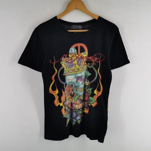 Ed Hardy Shirt Vintage Ed Hardy True Love Design T Shirt Size M