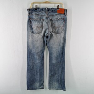 Edwin 505 Jeans Slitna Vintage Storlek 32 Edwin Denimbyxor Edwin 505 Tillverkade i Japan Denimjeans Storlek 34/35x31 bild 5