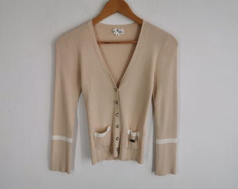 Courreges Sweatshirt Vintage 90's Courreges Pullover Knitwear Size XS